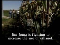["In his 1992 campaign ad, Democratic Congressman Jim Jontz strongly promotes ethanol as a means to challenge big oil companies, emphasizing the benefits for Indiana's economy, employment, and farmers. Through passionate speeches at various venues, Jontz positions himself as a committed advocate for environmental issues and local economic growth."]