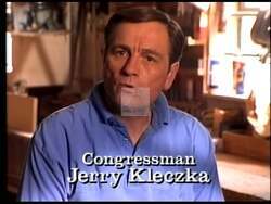 ["In his 1992 political TV ad, Jerry Kleczka passionately emphasizes the critical role of education in securing future job prospects. Addressing the audience directly from various settings, including offices and workshops, Kleczka advocates for enhanced educational opportunities to better prepare youth for the workforce, highlighting his commitment to improving job futures through education."]