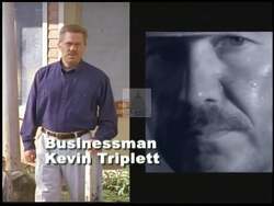 ["In his 2004 presidential campaign ad, Kevin Triplett uses various industrial and NASCAR settings to underscore his commitment to economic revitalization and policy support. Through scenes of him speaking directly to the camera in different outfits and environments, Triplett conveys urgency, teamwork, and a focus on strengthening local economies, all while positioning himself as a determined and approachable leader committed to tangible policy changes."]