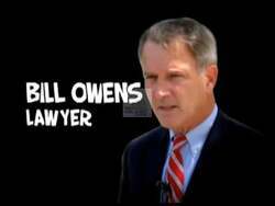 ["In the 2009 political advertisement, Republican candidate Anti-Bill Owens casts his opponent, Bill Owens, in a negative light, depicting him as deceptive and untrustworthy. The ad portrays Bill Owens as a magician and dishonest lawyer, using visual metaphors of him performing magic tricks to symbolize making jobs disappear, and misrepresenting himself as a businessman rather than a lawyer to the public."]