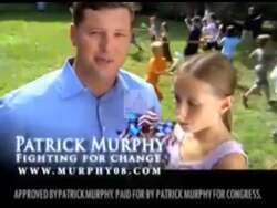["In his 2008 campaign ad, Patrick Murphy passionately advocates for green energy solutions. The ad, heavily focused on environmental themes, shows Murphy in various settings such as offices and fields, emphasizing the need for green policy changes and critiquing Washington's inaction. Murphy positions himself as a candidate committed to creating local jobs through alternative energy initiatives."]