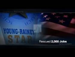 ["In the 2010 presidential campaign ad, Republican candidate C.W. Bill Young focused on job creation as the central theme. Across various scenes, including industrial and business settings, Young discusses his success and ongoing efforts in stimulating economic growth and revitalizing local business, particularly highlighting the Pinellas Star Center in Florida. His confident demeanor suggests a strong commitment to these initiatives."]