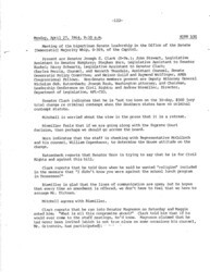["This document represents one part of a larger log kept by Stephen Horn during discussions about the Civil Rights Act of 1964. The document includes an analysis of the Dirksen amendment and a press release by the Anti-Defamation League of B'nai B'rith."]