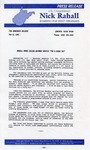 ["Letters from Rahall to James H. Scheuer, Don Ritter, George E. Brown, Jim Bacchus, newspaper clippings, and the amendment to H.R. 2011 attached"]