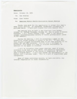 ["Memorandum from Alec Vachon to Dan Stanley about 1993's annual APHA (American Public Health Association) meeting"]
