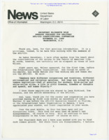["Remarks by Secretary of Labor Elizabeth Dole at the American Federation of Labor and Congress of Industrial Organizations (AFL-CIO) Constitutional Convention regarding the state of labor conditions."]