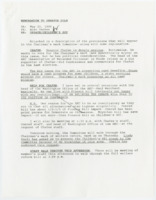 ["Memorandum with descriptions of proposed revisions to Children's SSI (Supplemental security income) based on disability. Includes existing provisions and the proposed revisions along with the reasoning behind them."]