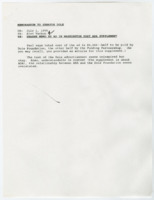 ["Memorandum from Alec Vachon to Bob Dole regarding the cost to publish a supplement advertisement on the Americans with Disabilities Act and the Dole Foundation in the Washington Post"]