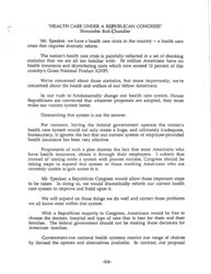 ["Part of a larger document, titled \"The Republican Congress: A Manifesto for Change in the House of Representetives\","]