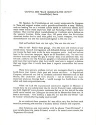 ["Part of a larger document, titled \"The Republican Congress: A Manifesto for Change in the House of Representatives\", that outlined the Republican Party's plans should they achieve a majority, this 1992 paper details the party's political agenda and priorities."]
